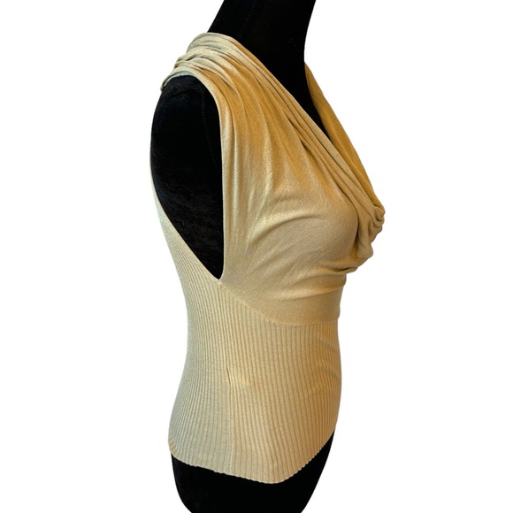 She’s So Italian Gold Draping Sweater - Picture 5 of 6